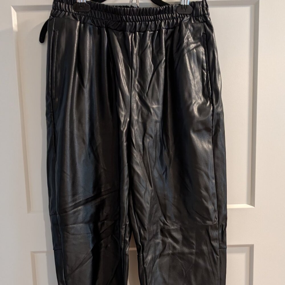 Fabletics Leather Jogger Pants